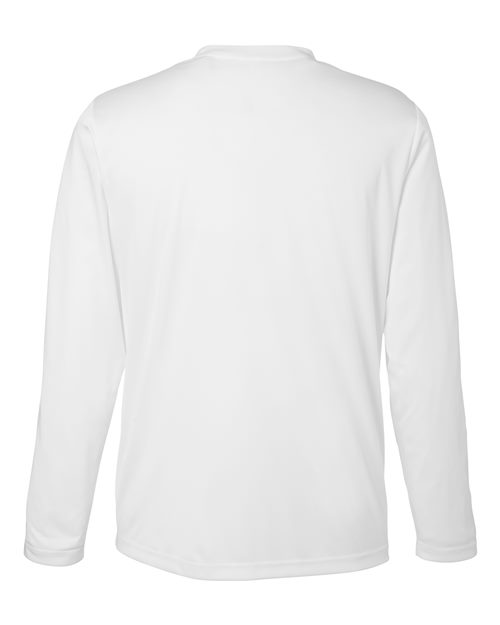 Unisex Capital Long Sleeve Performance T-Shirt - White