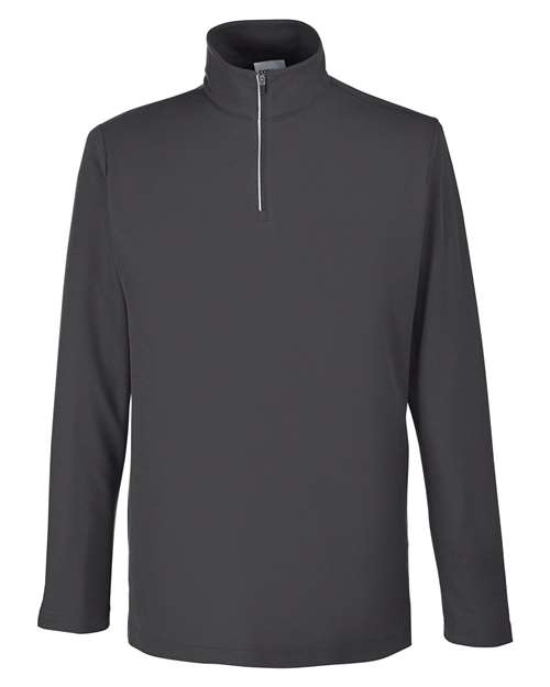Men's Fusion ChromaSoft™ Pique Quarter-Zip Pullover - Carbon