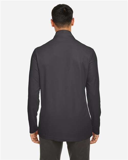 Men's Fusion ChromaSoft™ Pique Quarter-Zip Pullover - Carbon