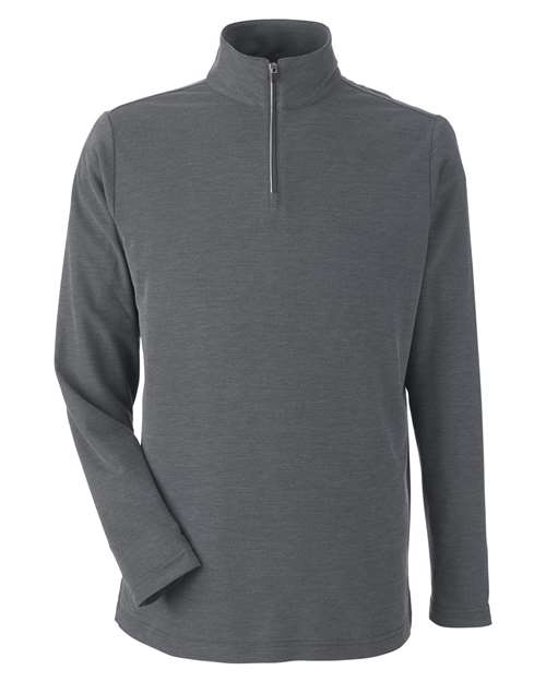 Men's Fusion ChromaSoft™ Pique Quarter-Zip Pullover - Carbon Heather