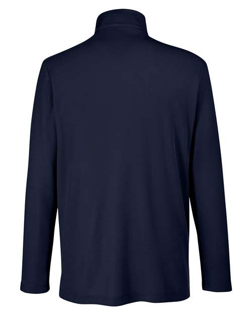 Men's Fusion ChromaSoft™ Pique Quarter-Zip Pullover - Classic Navy