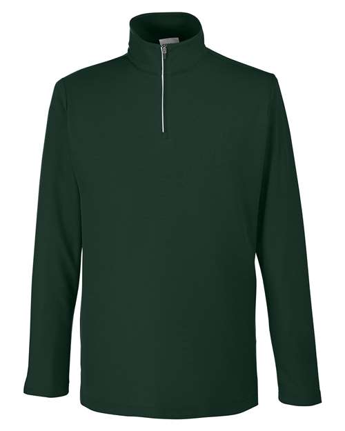 Men's Fusion ChromaSoft™ Pique Quarter-Zip Pullover - Forest