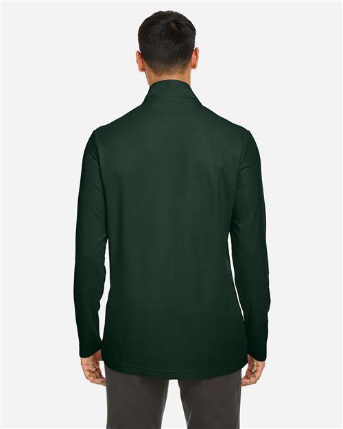 Men's Fusion ChromaSoft™ Pique Quarter-Zip Pullover - Forest