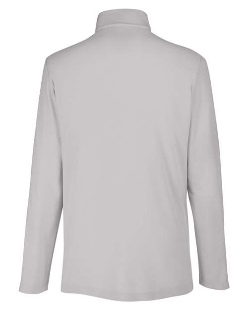 Men's Fusion ChromaSoft™ Pique Quarter-Zip Pullover - Platinum