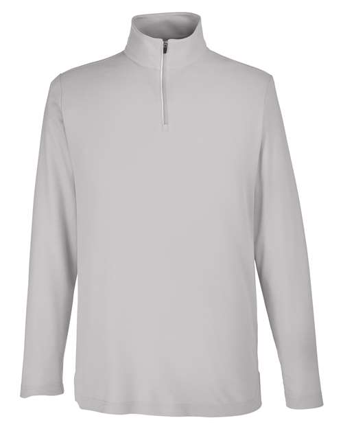 Men's Fusion ChromaSoft™ Pique Quarter-Zip Pullover - Platinum