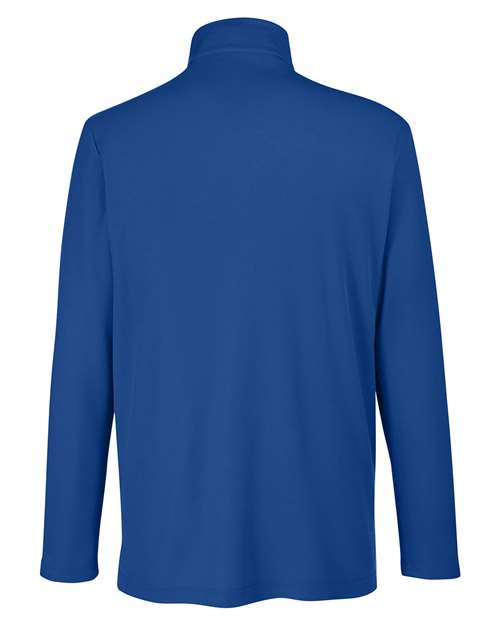 Men's Fusion ChromaSoft™ Pique Quarter-Zip Pullover - True Royal