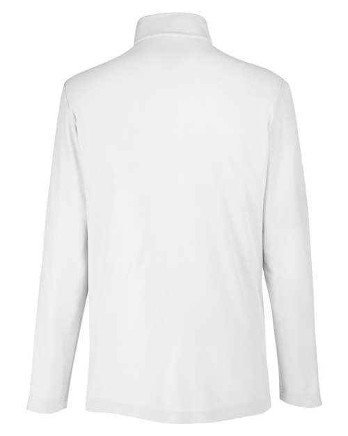 Men's Fusion ChromaSoft™ Pique Quarter-Zip Pullover - White