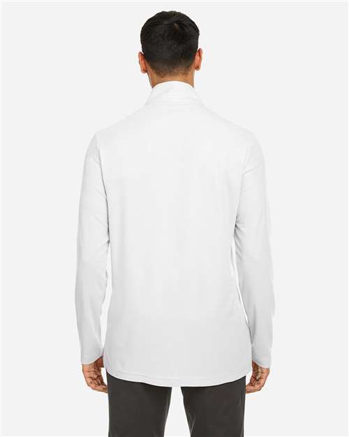Men's Fusion ChromaSoft™ Pique Quarter-Zip Pullover - White