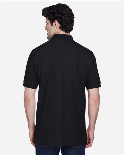 Men's Pima Piqué Polo - Black