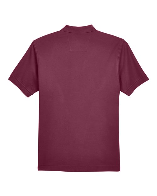Men's Pima Piqué Polo - Burgundy