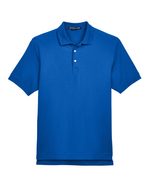 Men's Pima Piqué Polo - French Blue