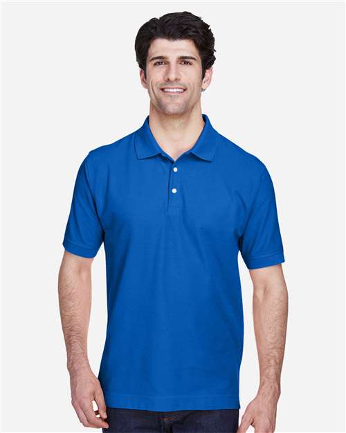 Men's Pima Piqué Polo - French Blue