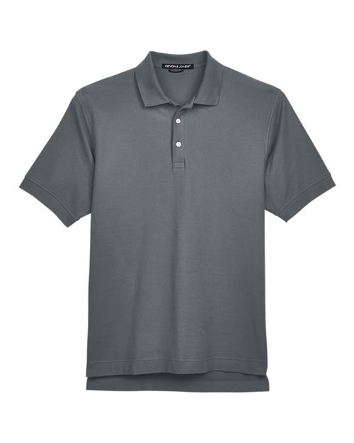 Men's Pima Piqué Polo - Graphite