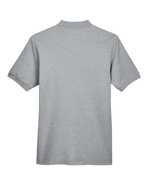 Men's Pima Piqué Polo - Grey Heather