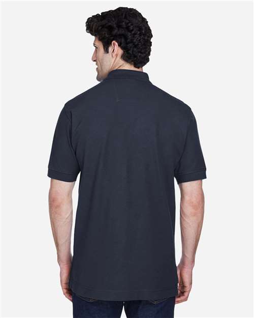 Men's Pima Piqué Polo - Navy