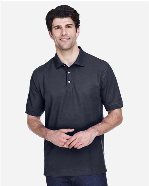 Men's Pima Piqué Polo - Navy