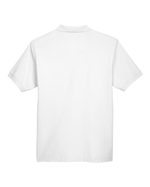 Men's Pima Piqué Polo - White