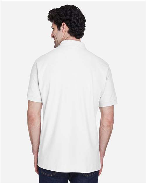 Men's Pima Piqué Polo - White