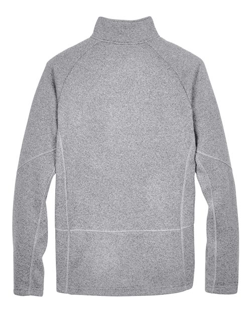 Unisex Bristol Sweater Fleece Quarter-Zip Pullover - Grey Heather