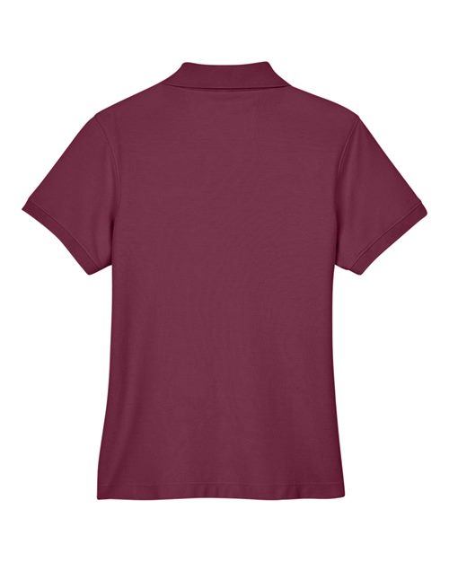 Women's Pima Piqué Polo - Burgundy