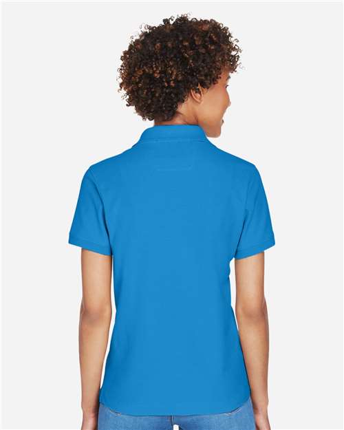 Women's Pima Piqué Polo - French Blue