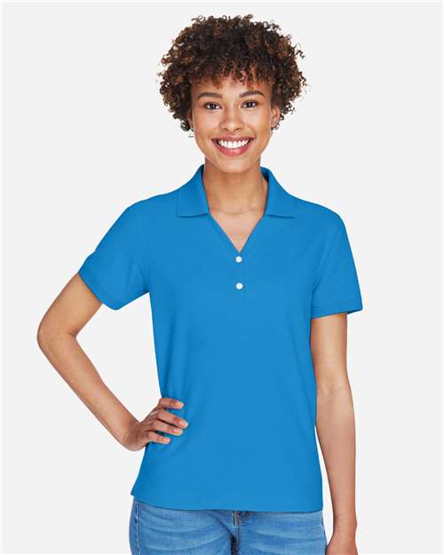 Women's Pima Piqué Polo - French Blue