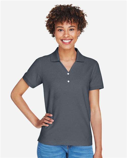 Women's Pima Piqué Polo - Graphite