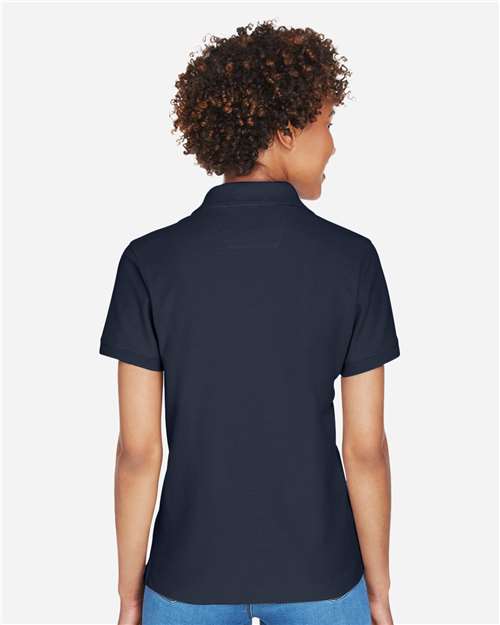 Women's Pima Piqué Polo - Navy