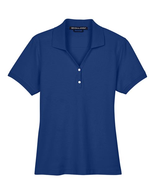 Women's Pima Piqué Polo - True Royal