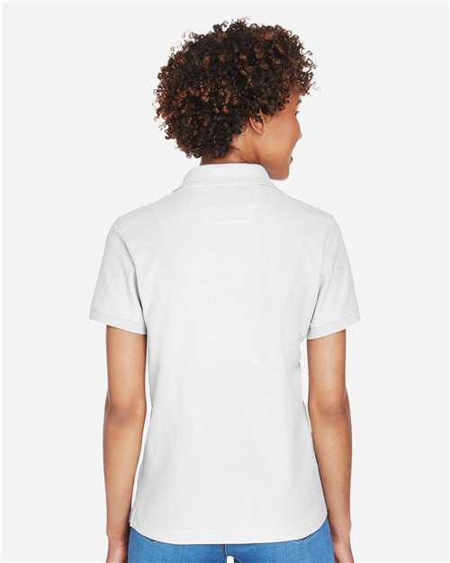 Women's Pima Piqué Polo - White