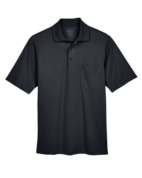 Men's Origin Performance Piqué Polo with Pocket - Black