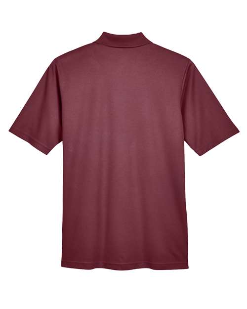 Men's Origin Performance Piqué Polo with Pocket - Burgundy