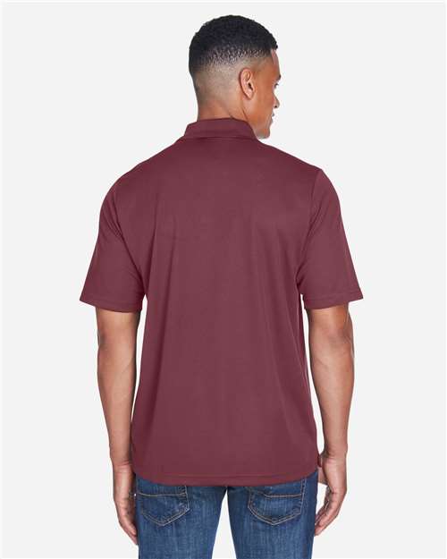 Men's Origin Performance Piqué Polo with Pocket - Burgundy