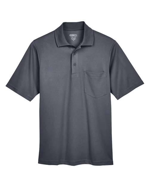 Men's Origin Performance Piqué Polo with Pocket - Carbon