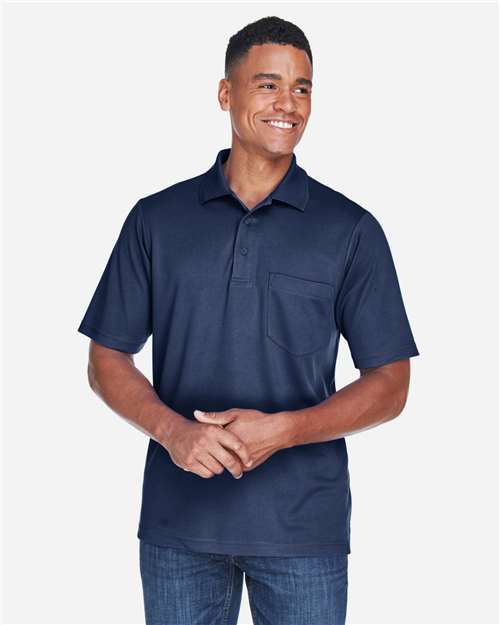Men's Origin Performance Piqué Polo with Pocket - Classic Navy
