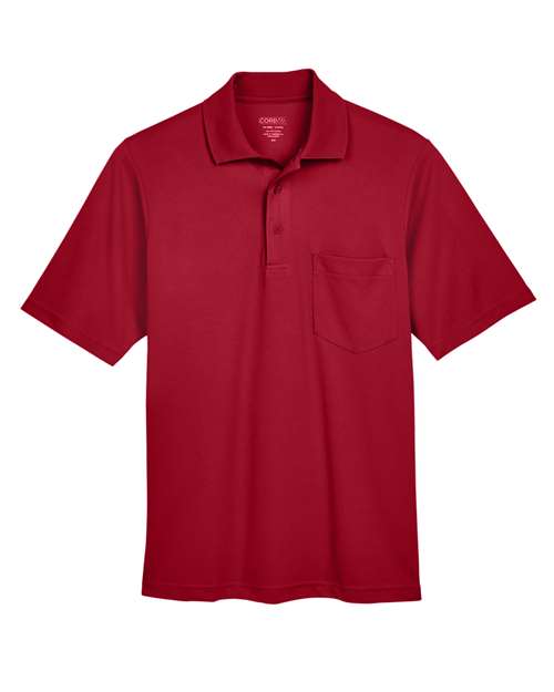Men's Origin Performance Piqué Polo with Pocket - Classic Red