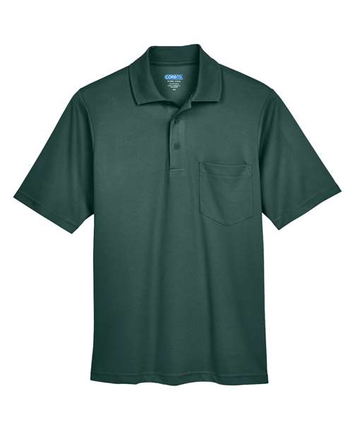 Men's Origin Performance Piqué Polo with Pocket - Forest