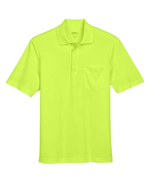 Men's Origin Performance Piqué Polo with Pocket - Safety Yellow