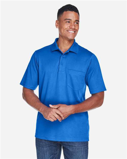 Men's Origin Performance Piqué Polo with Pocket - True Royal