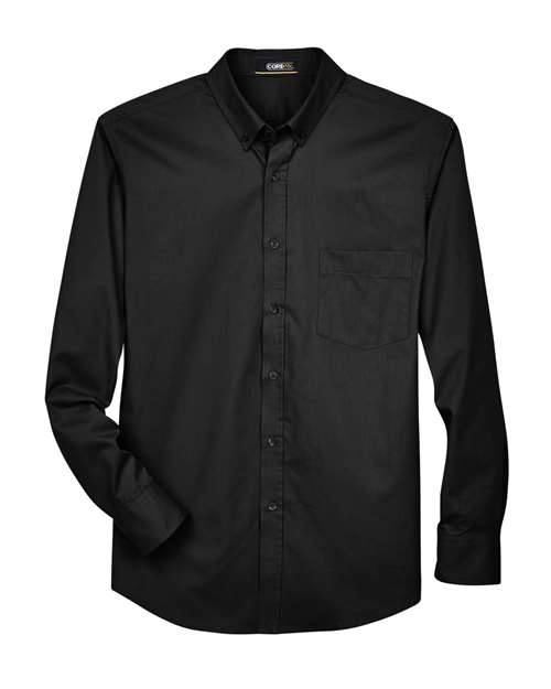 Men's Operate Twill Dress Shirt - Black