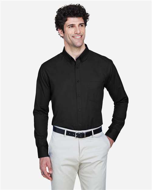 Men's Operate Twill Dress Shirt - Black