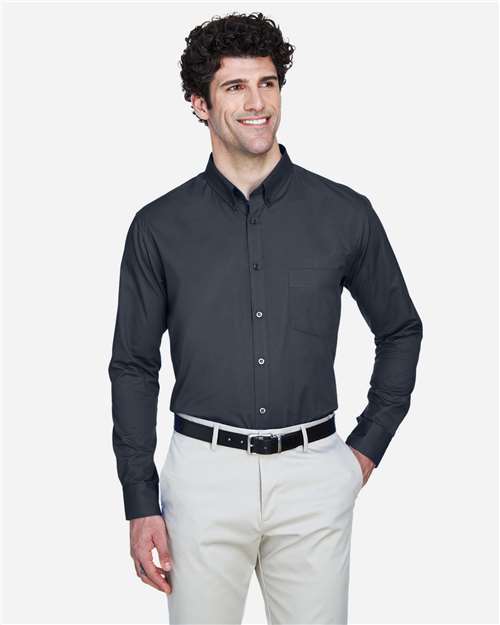 Men's Operate Twill Dress Shirt - Carbon