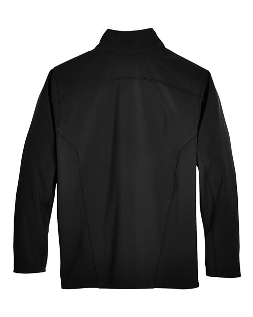Men's Cruise Two-Layer Fleece Bonded Soft Shell Jacket - Black