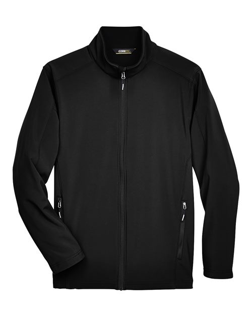 Men's Cruise Two-Layer Fleece Bonded Soft Shell Jacket - Black