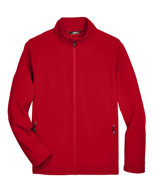 Men's Cruise Two-Layer Fleece Bonded Soft Shell Jacket - Classic Red
