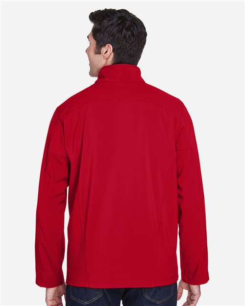 Men's Cruise Two-Layer Fleece Bonded Soft Shell Jacket - Classic Red