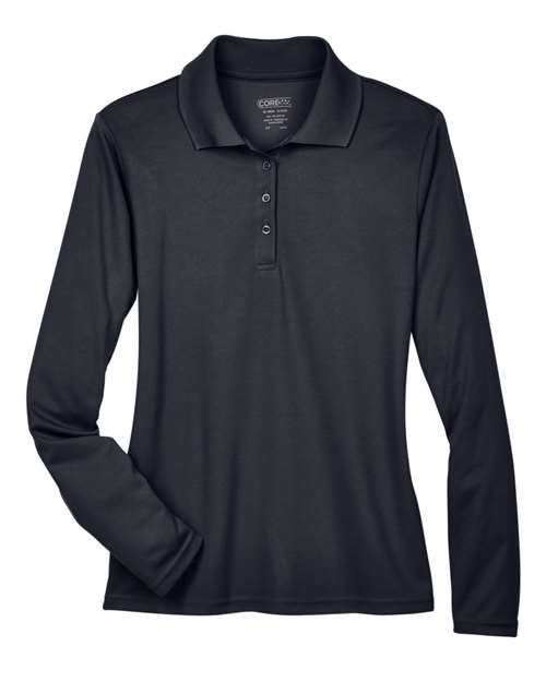 Women's Pinnacle Performance Long Sleeve Piqué Polo - Carbon