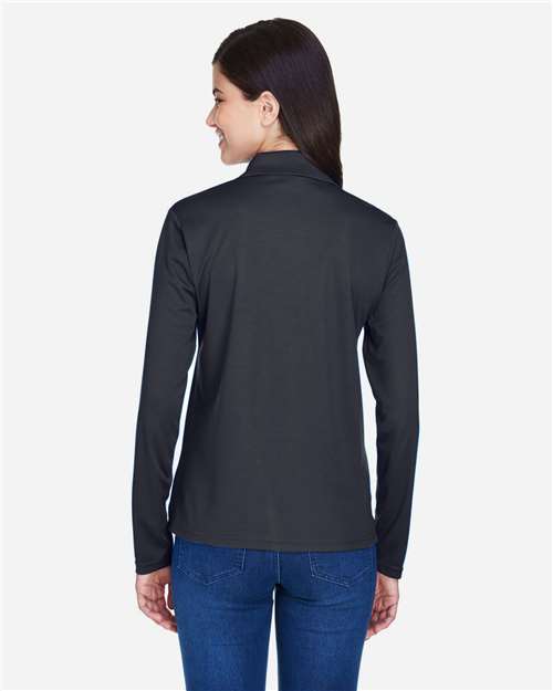 Women's Pinnacle Performance Long Sleeve Piqué Polo - Carbon