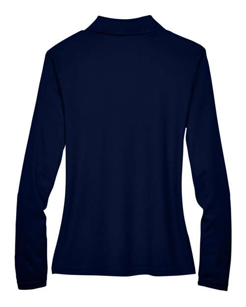 Women's Pinnacle Performance Long Sleeve Piqué Polo - Classic Navy