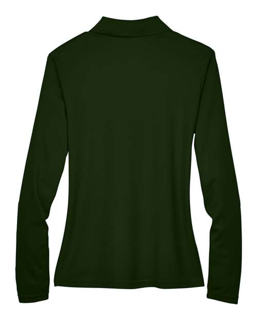 Women's Pinnacle Performance Long Sleeve Piqué Polo - Forest